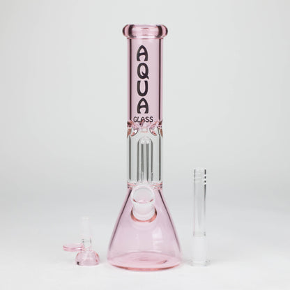 AQUA | 10″ Glass Bong with Percolator & Bowl [B2]_5