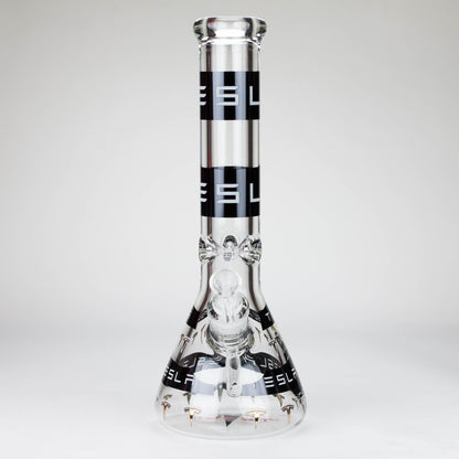 TSLA Glow in the Dark 14" 9 mm glass bong [PIP866]_1