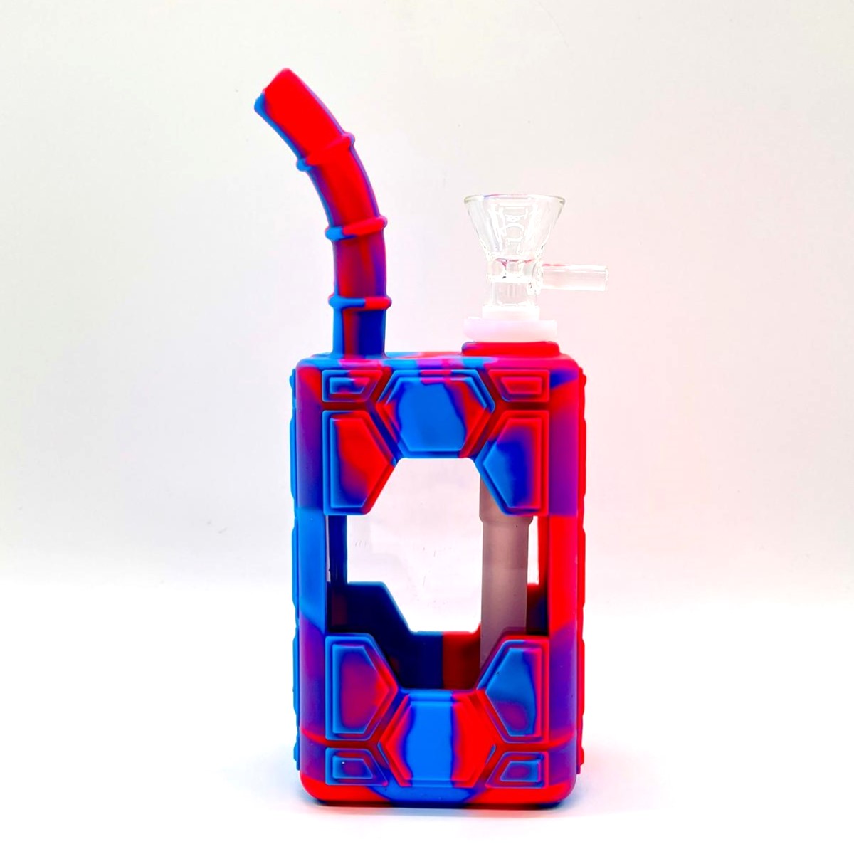 7" Silicone Juice Box bong-Assorted Color_4