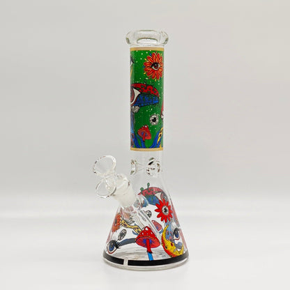 10" 5mm Assorted Design Beaker Bong [103805P]_13