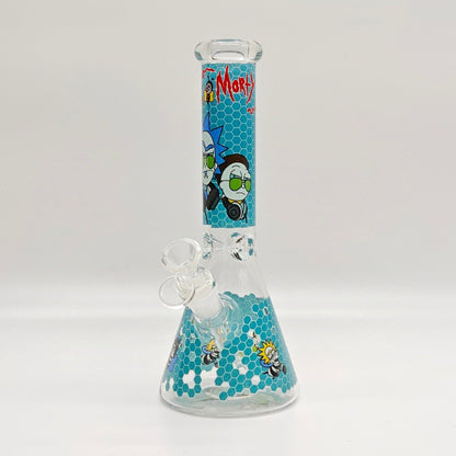 10" 5mm Assorted Design Beaker Bong [103805P]_8