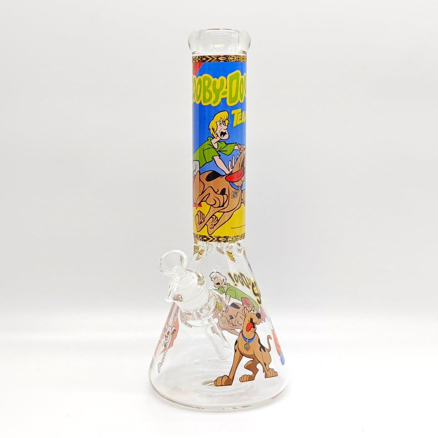 14" 7mm Cartoon Beaker Glass Bong [P22]_5