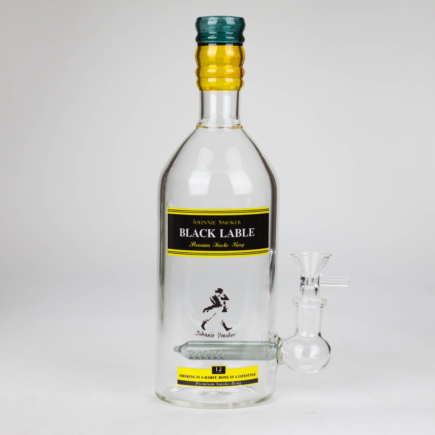 9" Liquor Bottle Glass Bong [MK-BB01]_13