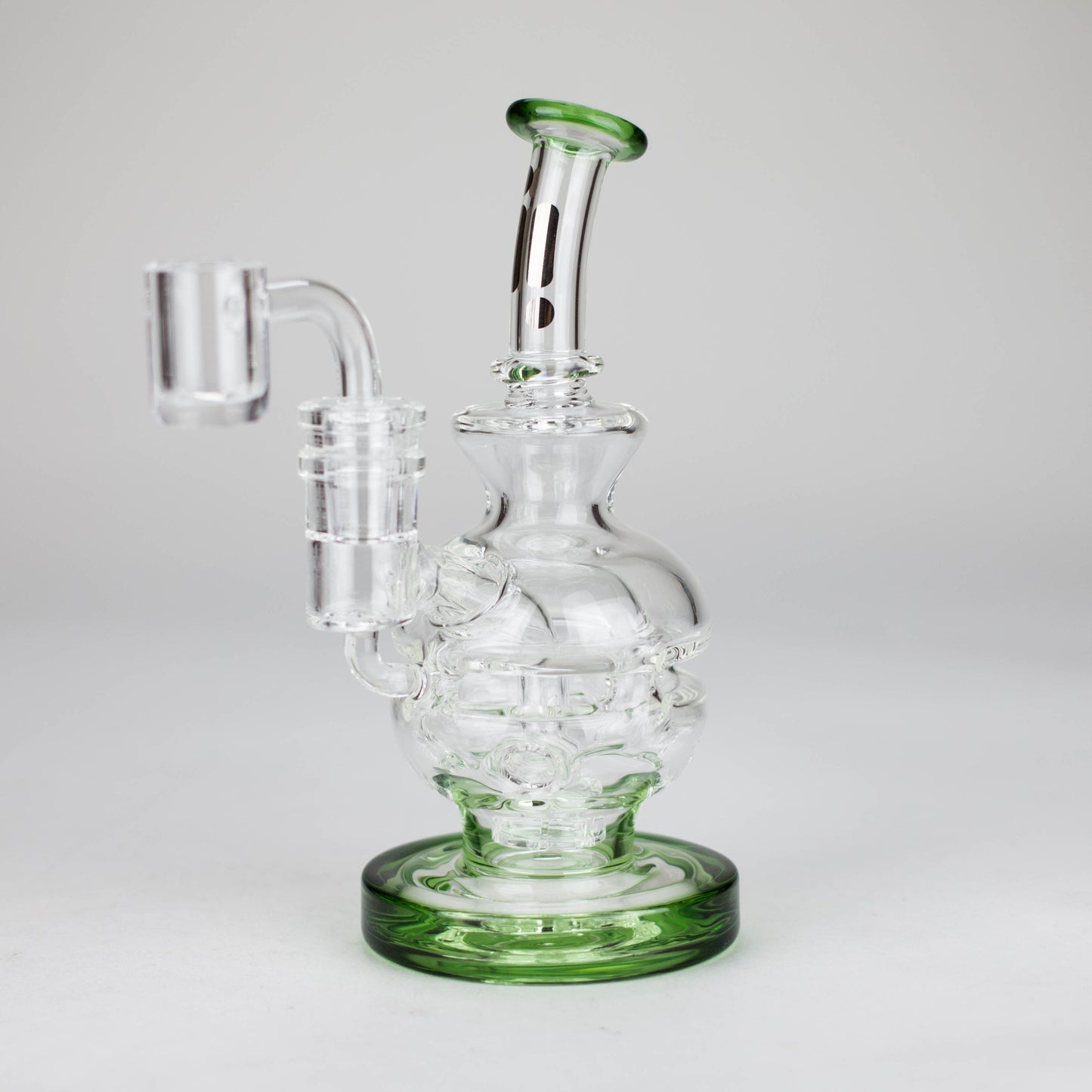 Infynity | 6" Double glass recycle rig with shower head diffuser [GP1935]_13