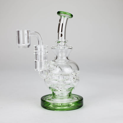 Infynity | 6" Double glass recycle rig with shower head diffuser [GP1935]_13