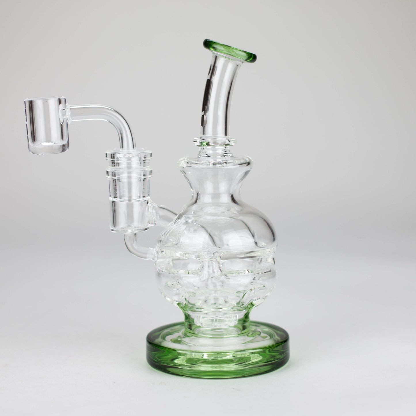 Infynity | 6" Double glass recycle rig with shower head diffuser [GP1935]_14