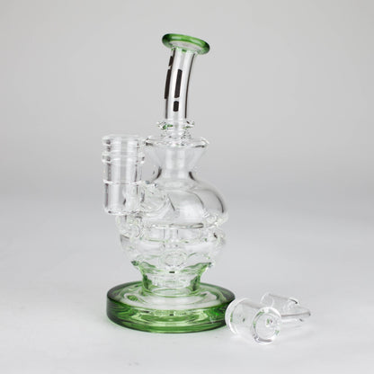 Infynity | 6" Double glass recycle rig with shower head diffuser [GP1935]_6