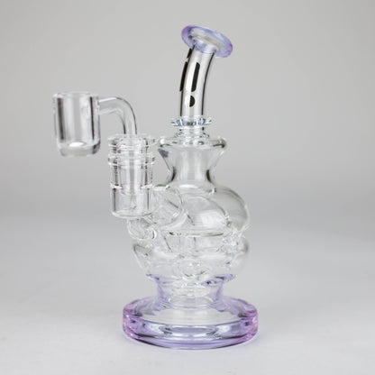 Infynity | 6" Double glass recycle rig with shower head diffuser [GP1935]_12