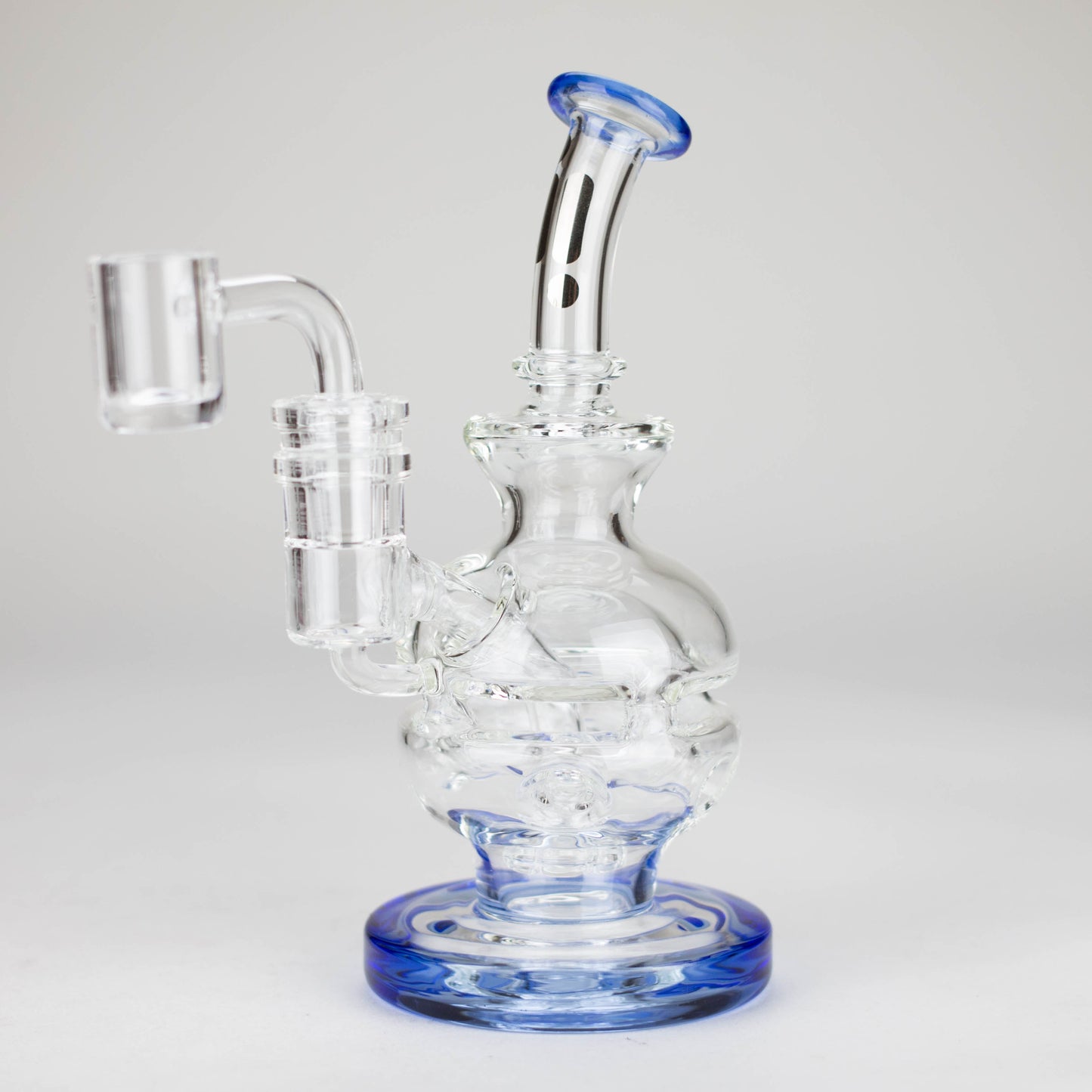 Infynity | 6" Double glass recycle rig with shower head diffuser [GP1935]_8