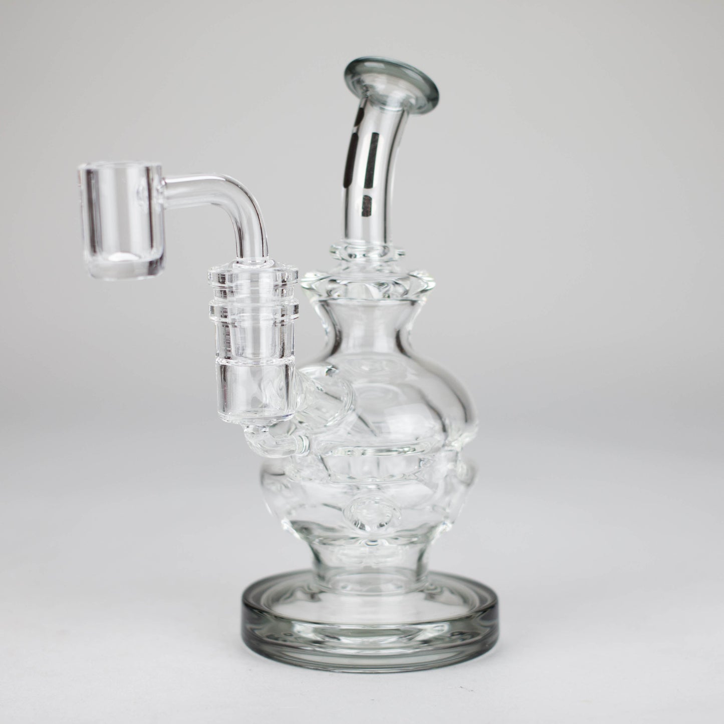 Infynity | 6" Double glass recycle rig with shower head diffuser [GP1935]_9