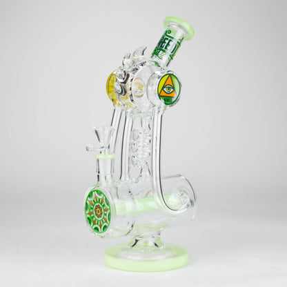 WENEED | 12" Twisting Tide Glass Bong_13