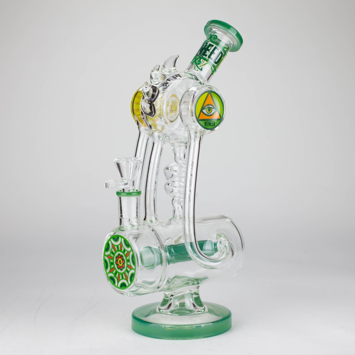 WENEED | 12" Twisting Tide Glass Bong_10