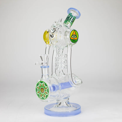 WENEED | 12" Twisting Tide Glass Bong_9