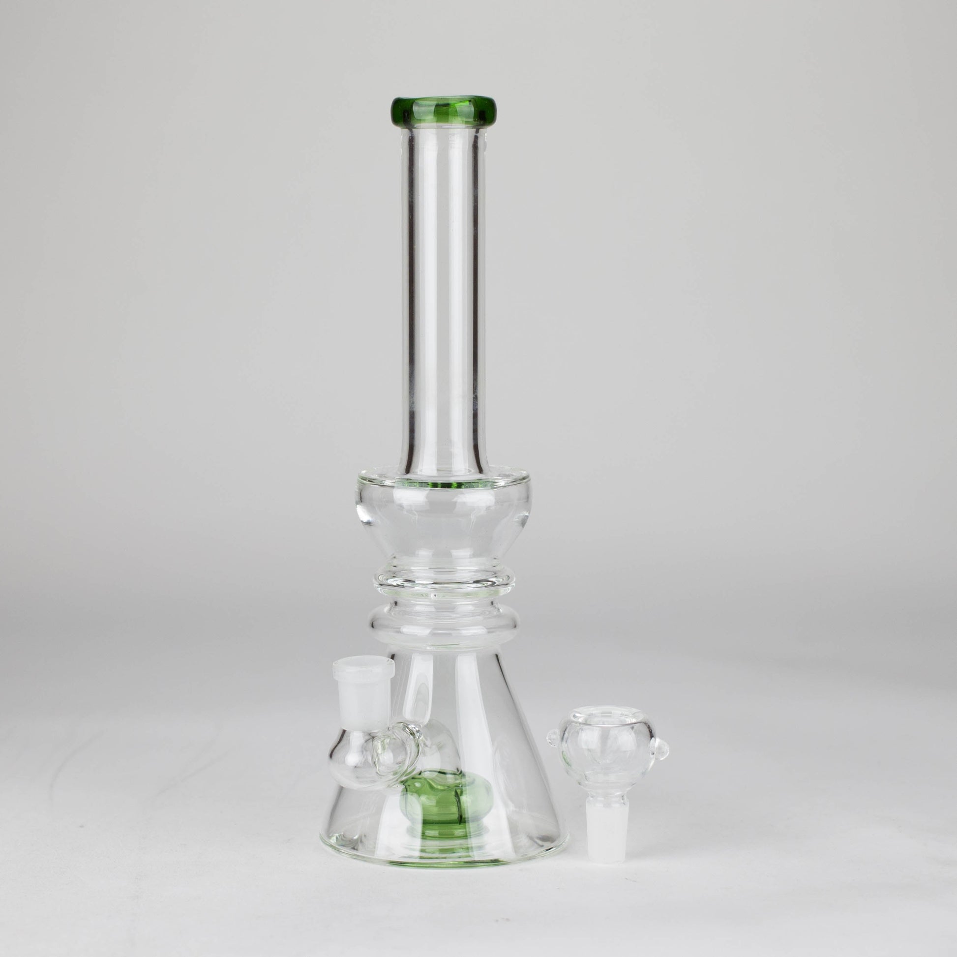 11" Showe head water diffuser glass bong_7