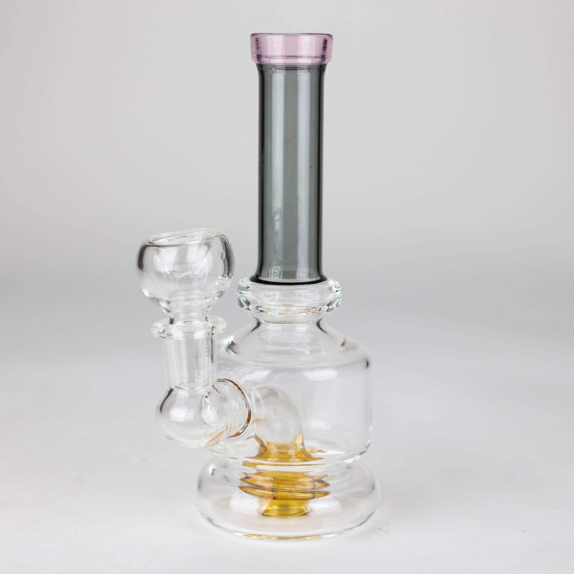 6" colour tube assorted glass bong_1