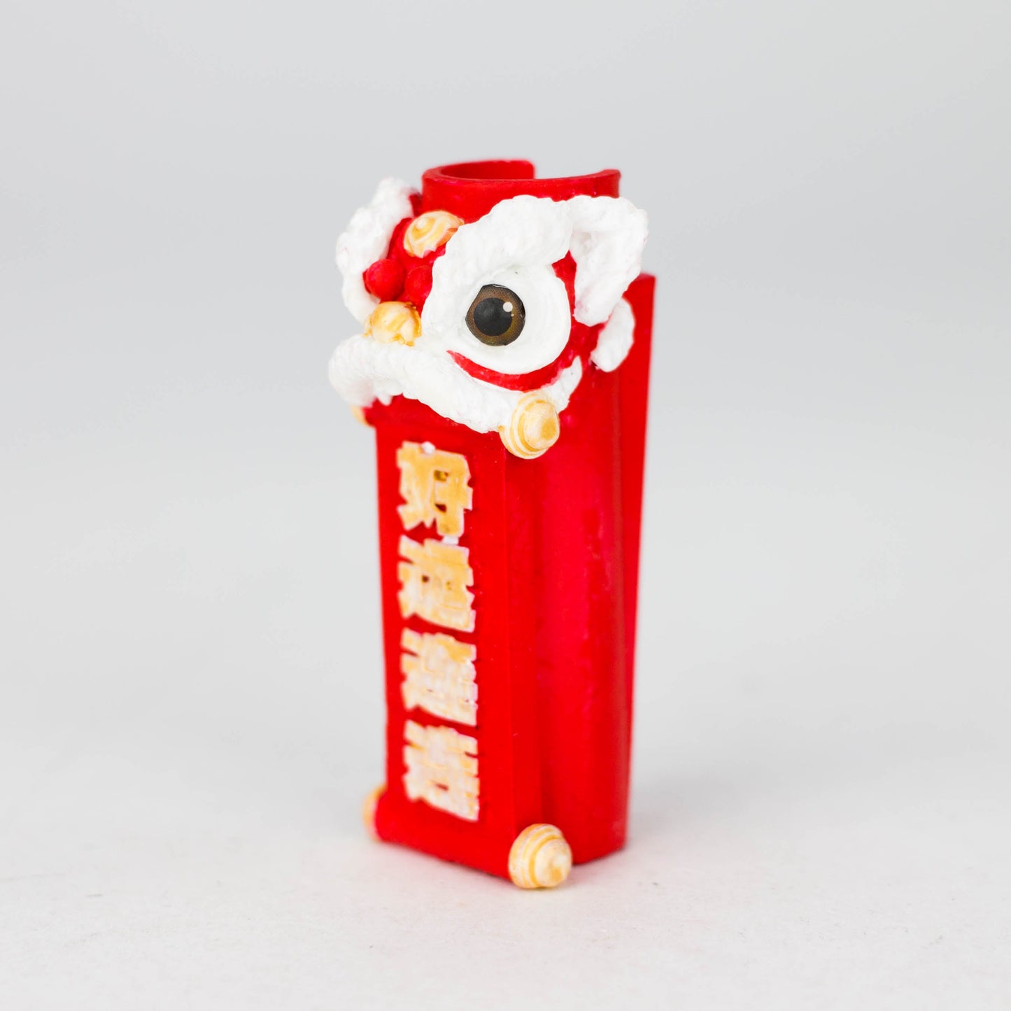 Lion Dance 3D Lighter Case for Mini Clipper Lighter_1