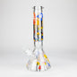 14" 7 mm Glass Bong With Magic Mushroom Design_4