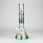 14" 7 mm Glass Bong With Magic Mushroom Design_5