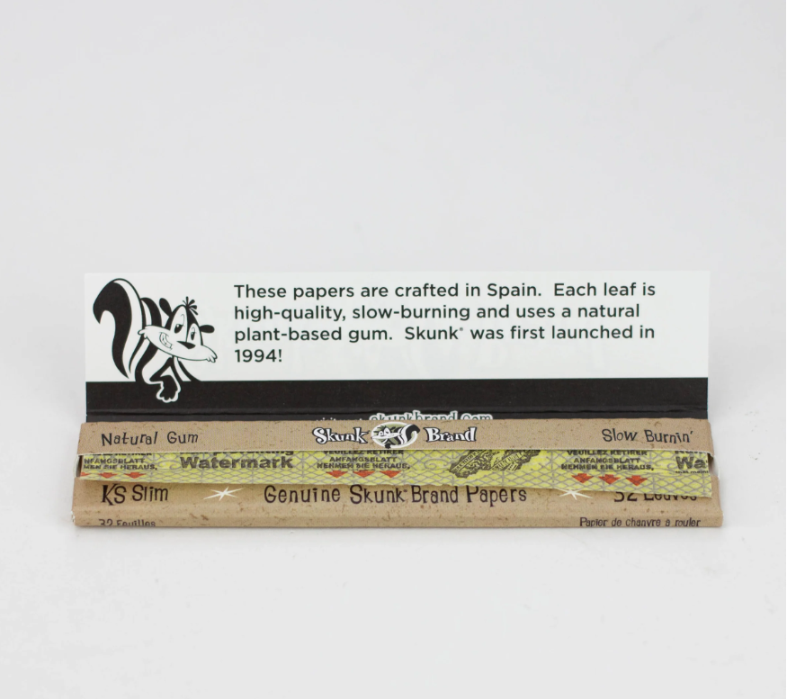 Skunk Brand | Hemp Rolling Papers King slim Box of 50_2