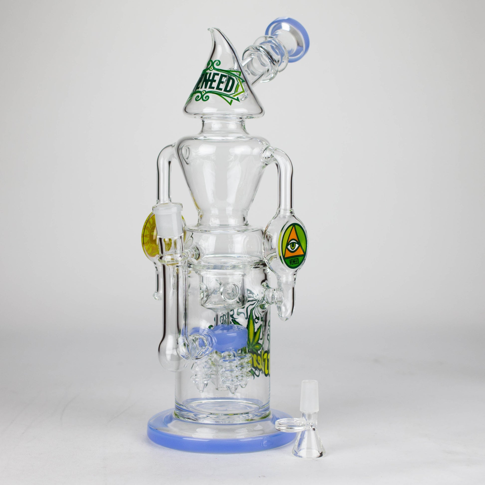 WENEED | 13.5" Halo Spire Glass Bong_6