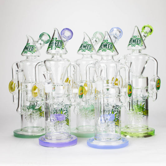 WENEED | 13.5" Halo Spire Glass Bong_0