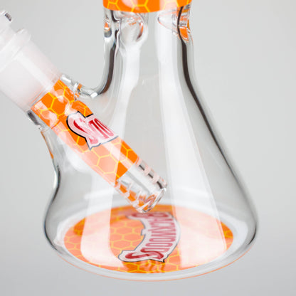 7.5" 4mm BW Design Beaker Bong [PIP874]_3