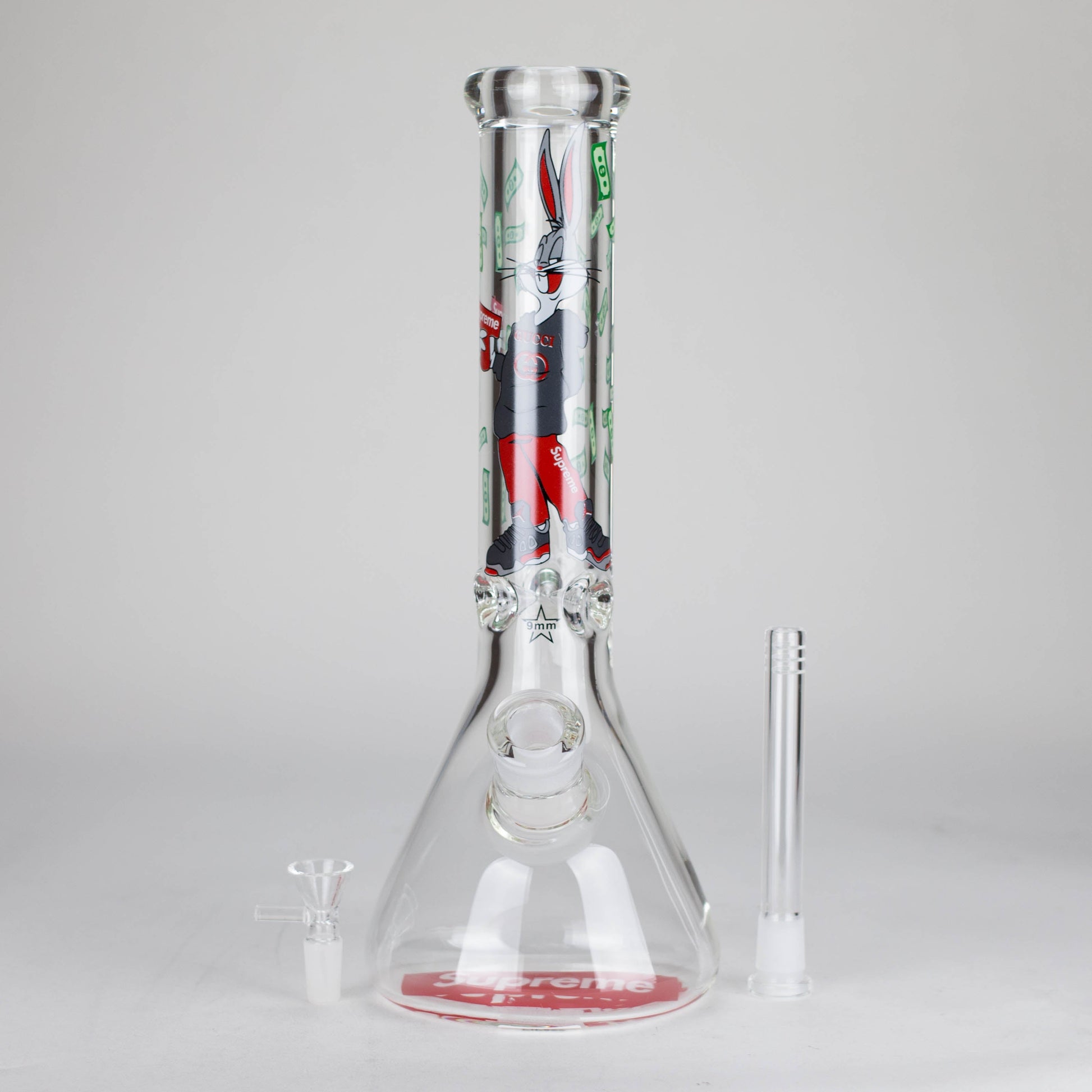 14" SUP Design 9mm glass Bong [PIP869]_4