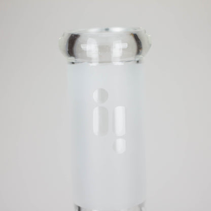 12" Frosted glass beaker water bong_3