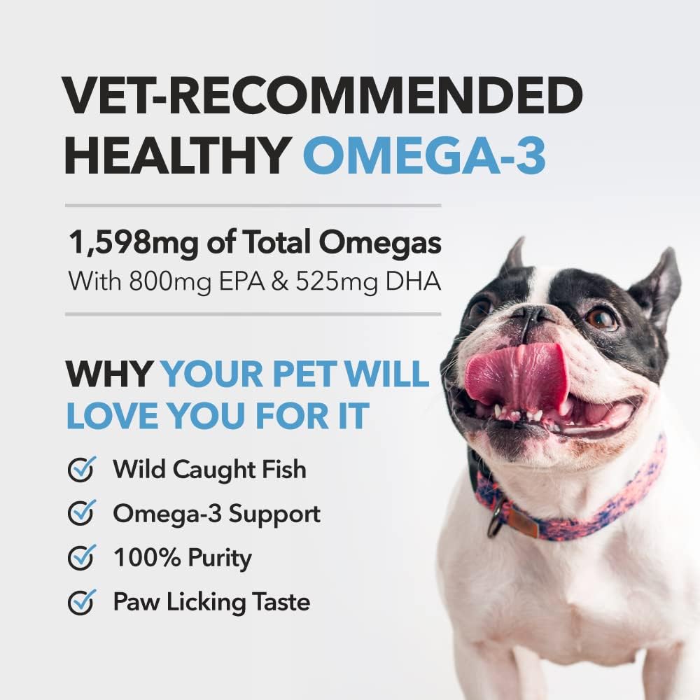 PetPal | Pure Wild Caught Fish Oil for Dogs & Cats Pet Supplement_1