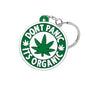 PVC Cannabis themed keychain