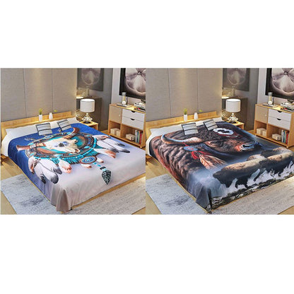 Digital Printed Single layer 2ply Licensed Fleece Blanket [Combo-C]_2