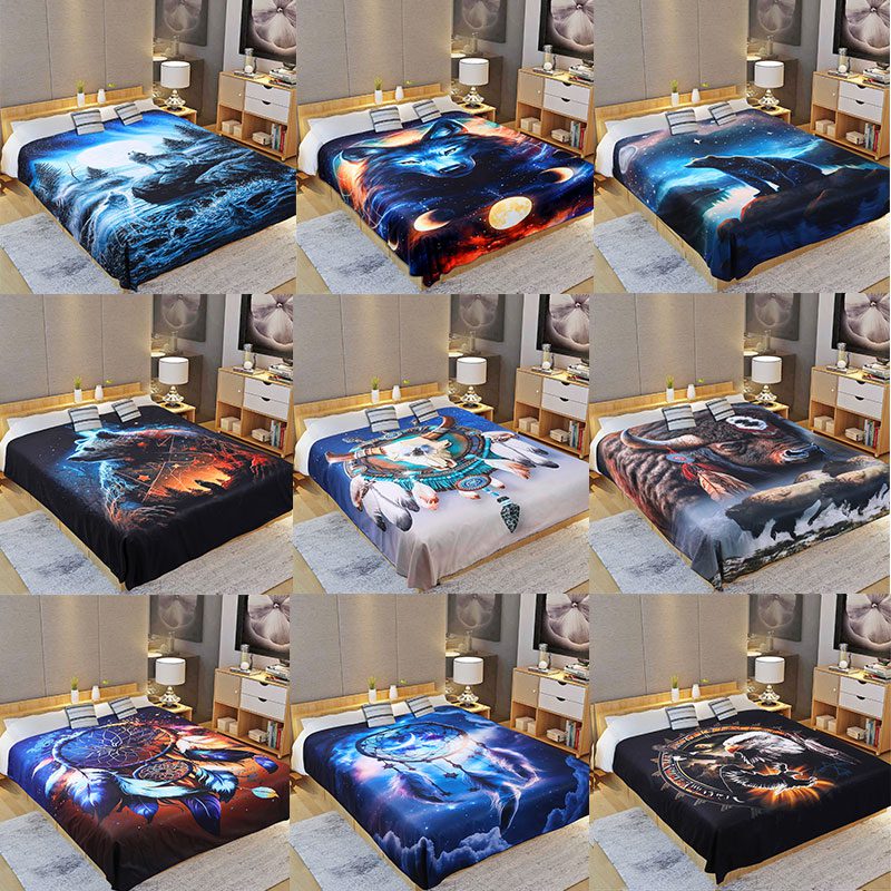 Digital Printed Single layer 2ply Licensed Fleece Blanket [Combo-C]_0