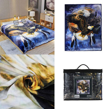 Digital Printed Single layer 1 ply Licensed Fleece Blanket [Combo-B]_1