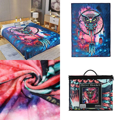 Digital Printed Single layer 1 ply Licensed Fleece Blanket [Combo-B]_2