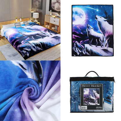 Digital Printed Single layer 1 ply Licensed Fleece Blanket [Combo-B]_5