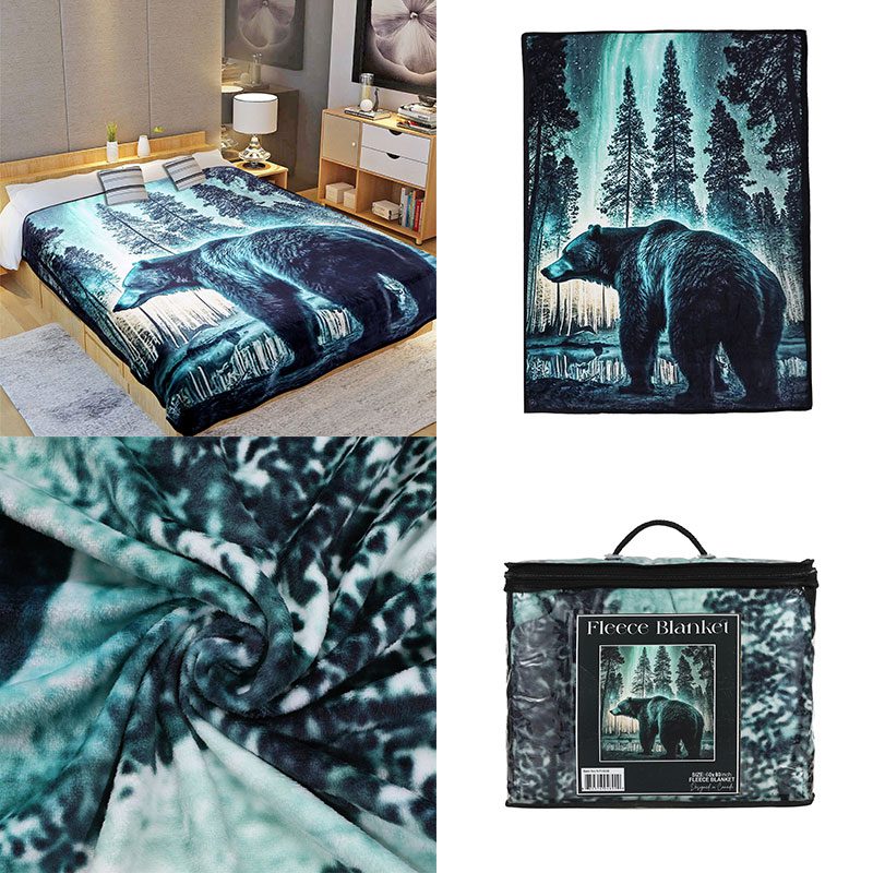 Digital Printed Single layer 1 ply Licensed Fleece Blanket [Combo-B]_6