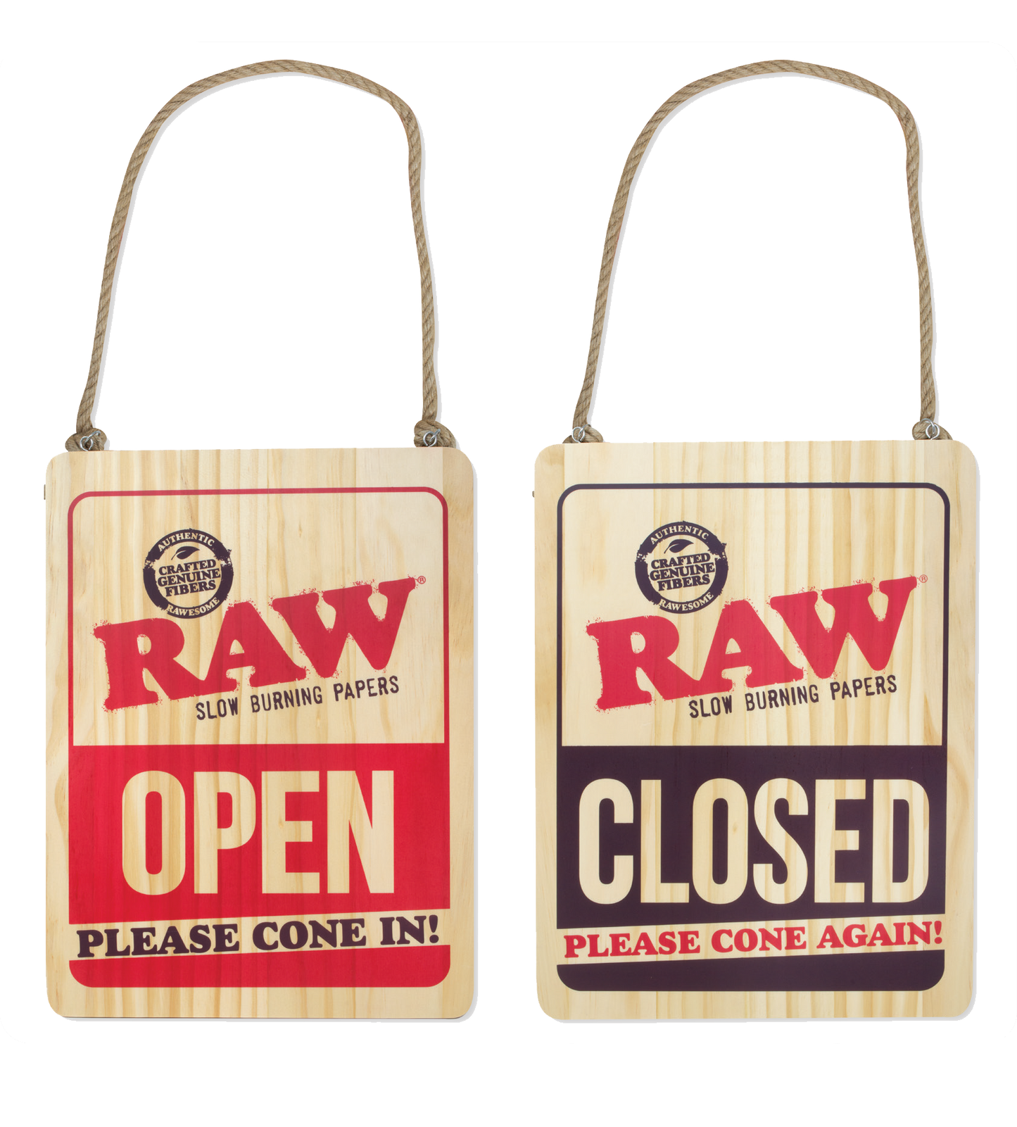 RAW | WOODEN OPEN & CLOSED SIGN_0