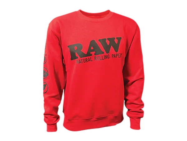 Raw | Crew Neck Red Sweatshirt_0