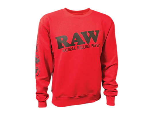 Raw | Crew Neck Red Sweatshirt_0