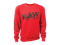 Raw | Crew Neck Red Sweatshirt_0