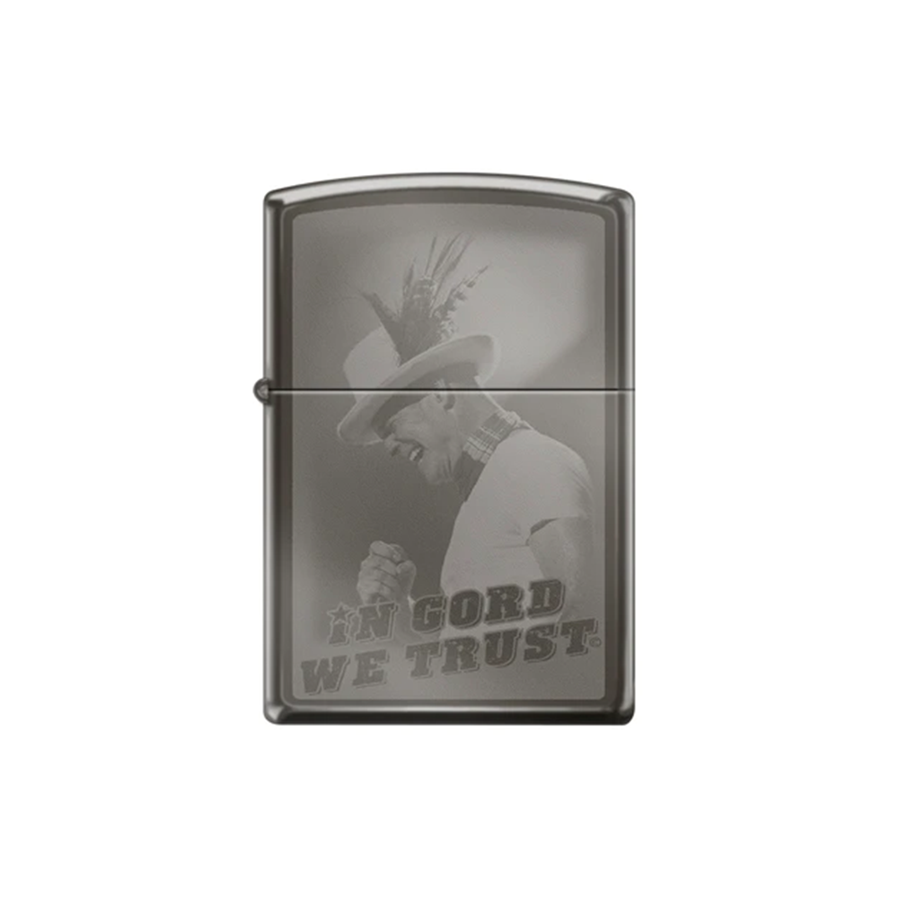 Zippo 150-106137 In Gord We Trust Black Ice_0