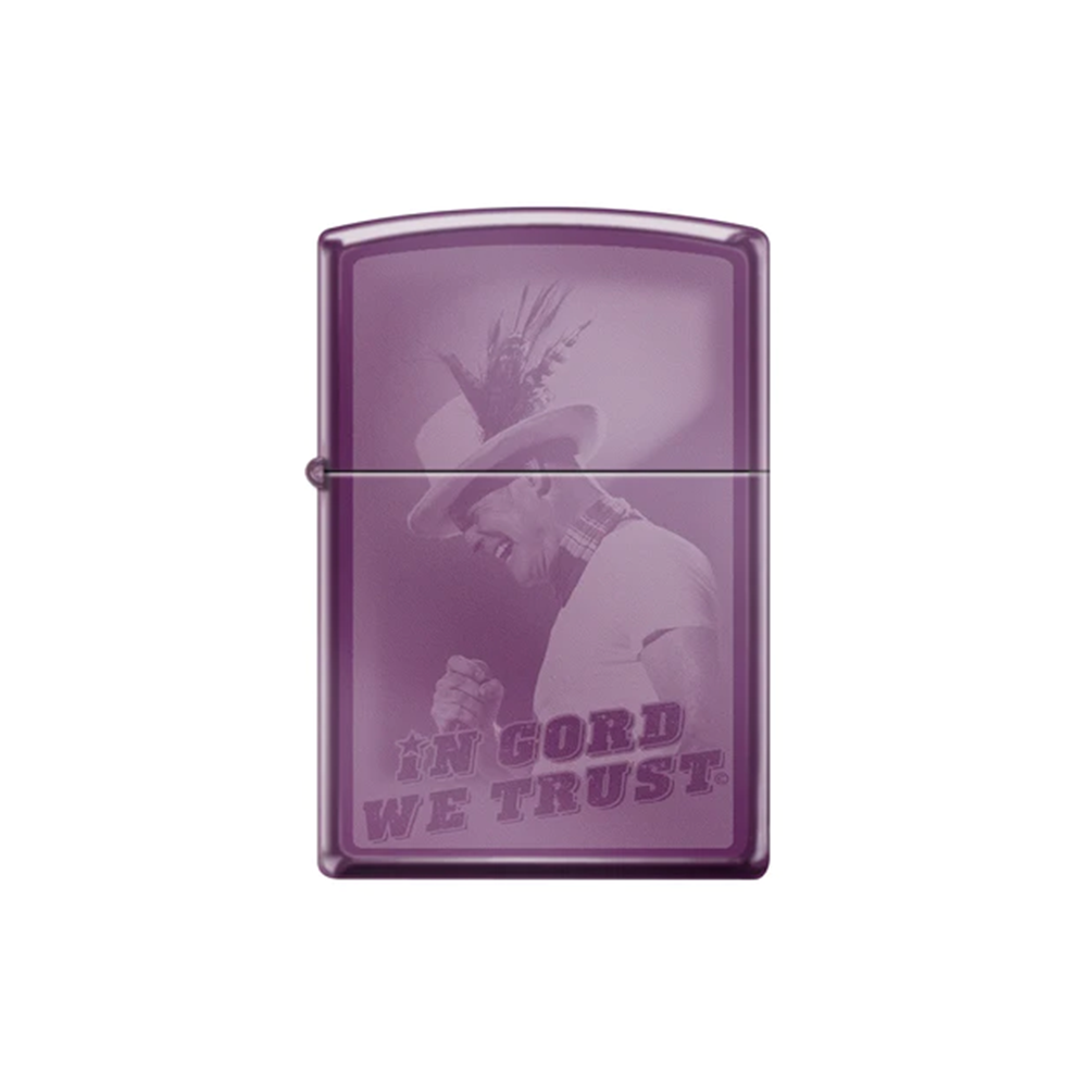 Zippo 24747 -106142 In Gord We Trust Purple_0