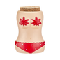 BIKINI STASH JAR W/ RED BIKINI_0