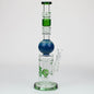 15" H2O Gold fumed sphere Glass water bong [H2O-23]_4