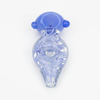 4.5" American color dounut soft glass hand pipe [AM02]_5