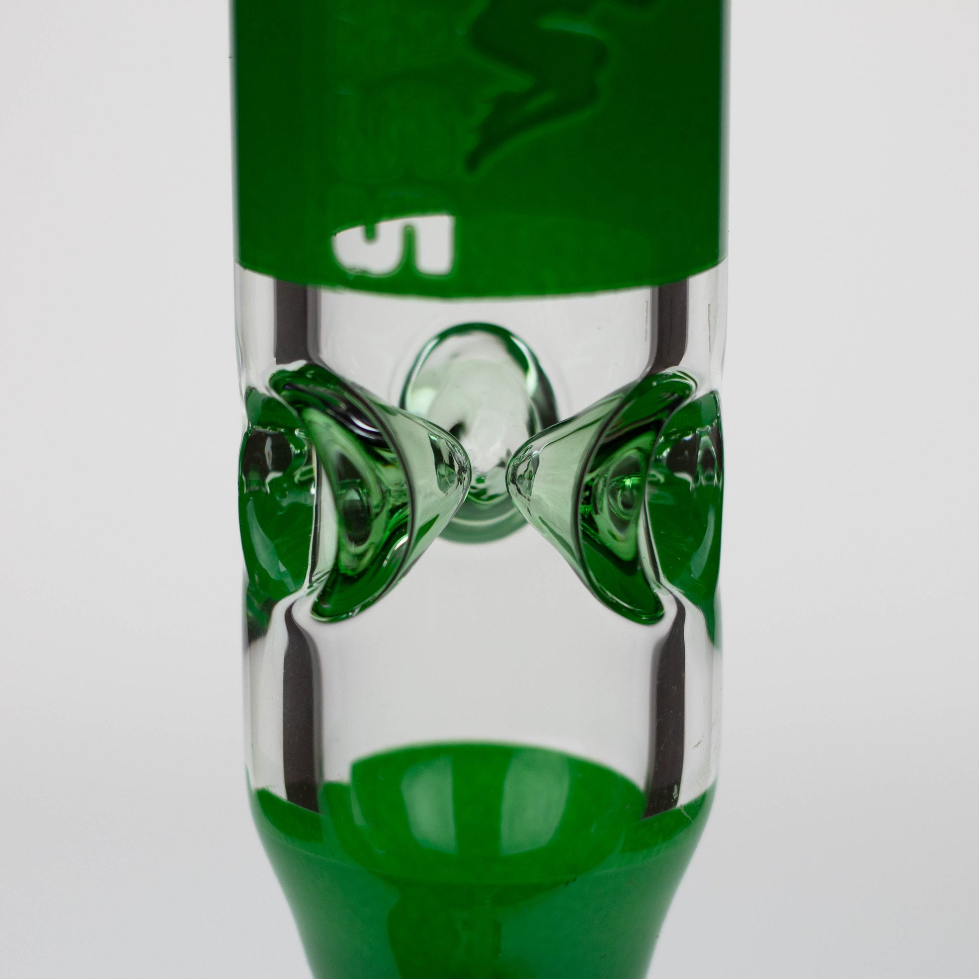 16" BOSS curved tube 7mm glass bong [AK079]_2