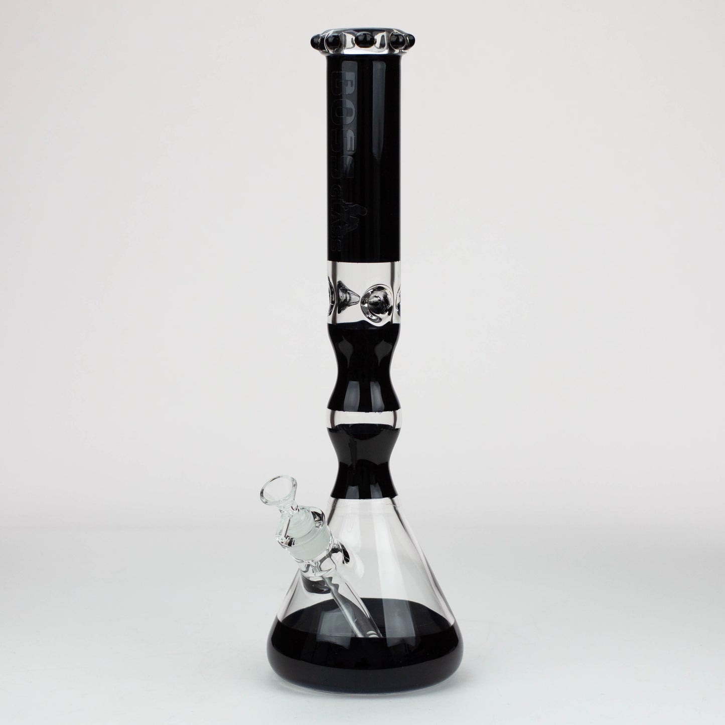 16" BOSS curved tube 7mm glass bong [AK079]_8