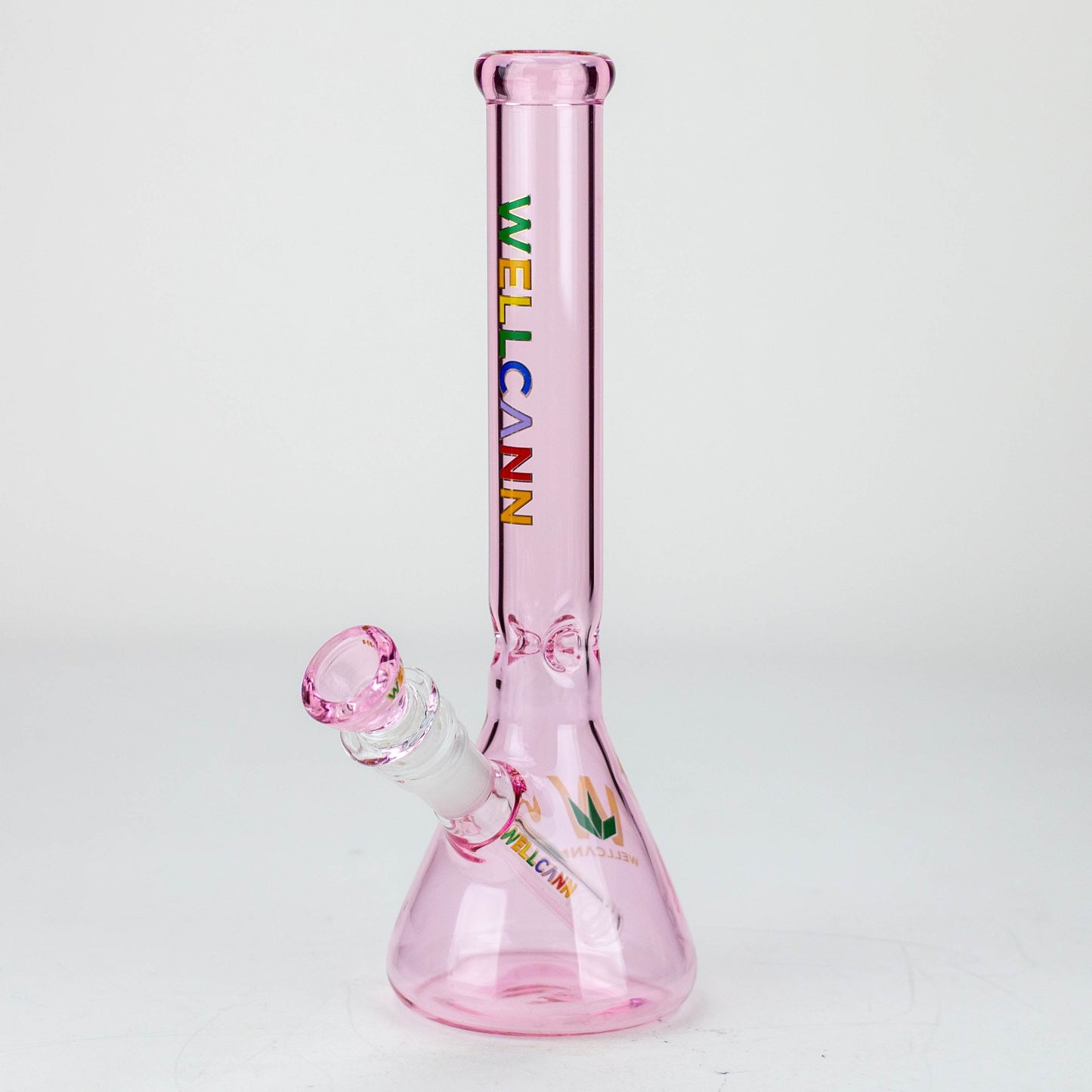 WellCann- 12" Color beaker glass water bong_7