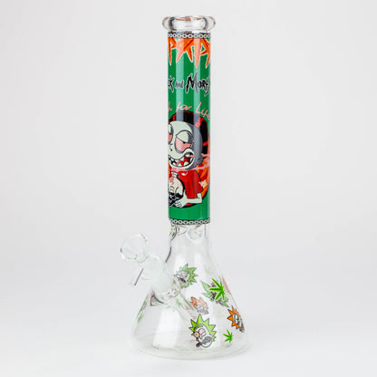 12" RM Cartoon glass water bong-Glow in the dark [GBT21002]_11