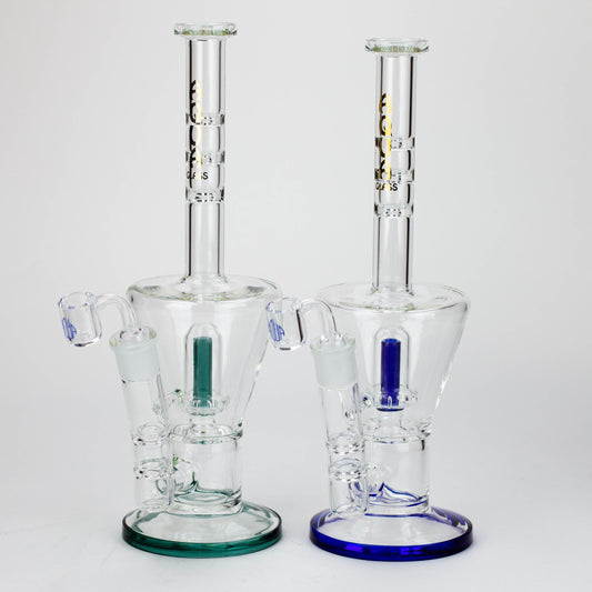 13" AQUA Glass 2-in-1 Sowerhead percolator glass bong [AQUA125]_0